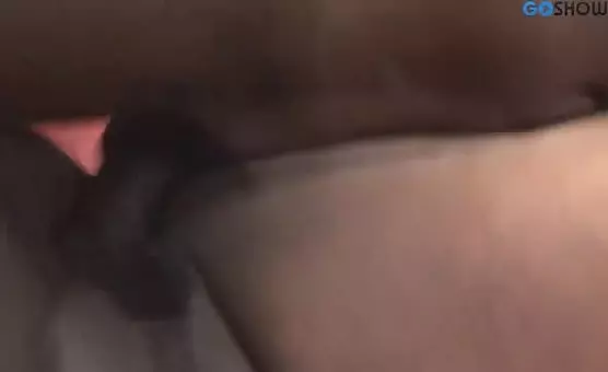 Overweight Ebony Fucks on Giant BBC